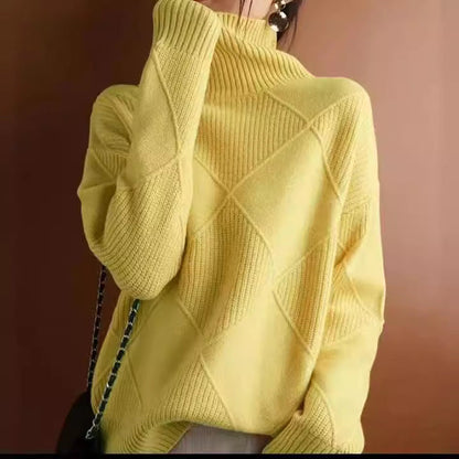 Gaia | Bekväm Rullkrage Tröja För Elegant Stil Och Komfort-4
