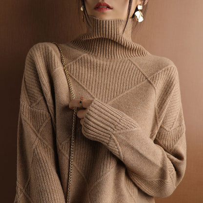 Gaia | Bekväm Rullkrage Tröja För Elegant Stil Och Komfort-2