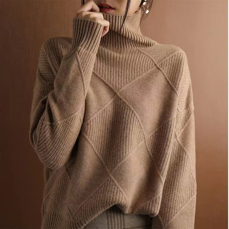 Variant image for Gaia | Bekväm Rullkrage Tröja För Elegant Stil Och Komfort-1