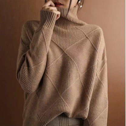 Variant image for Gaia | Bekväm Rullkrage Tröja För Elegant Stil Och Komfort-1