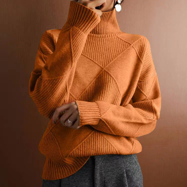 Gaia | Bekväm Rullkrage Tröja För Elegant Stil Och Komfort-6