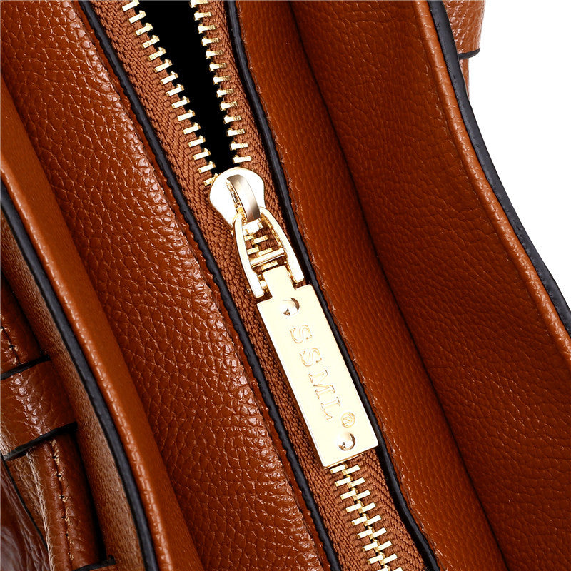Talisa | Elegant Svart Handväska Dam – Krok-Embossed Veganskt Läder 12